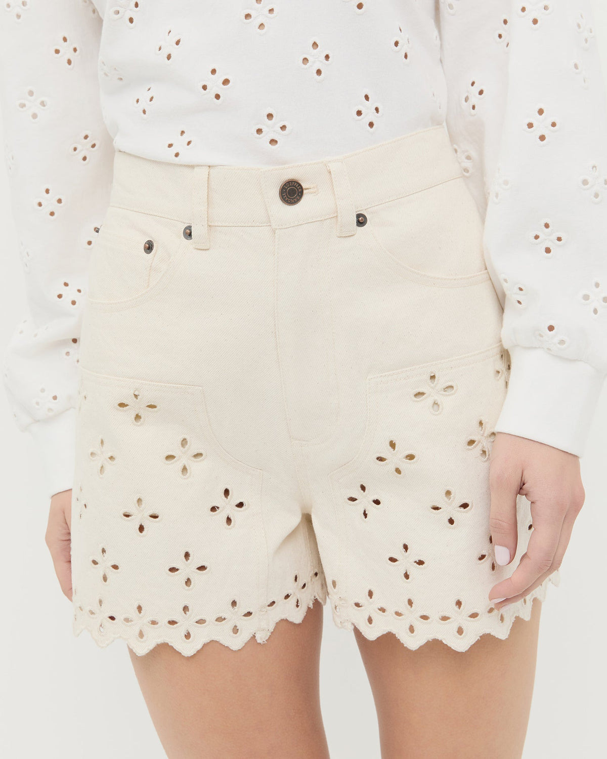Dover Embroidered Short