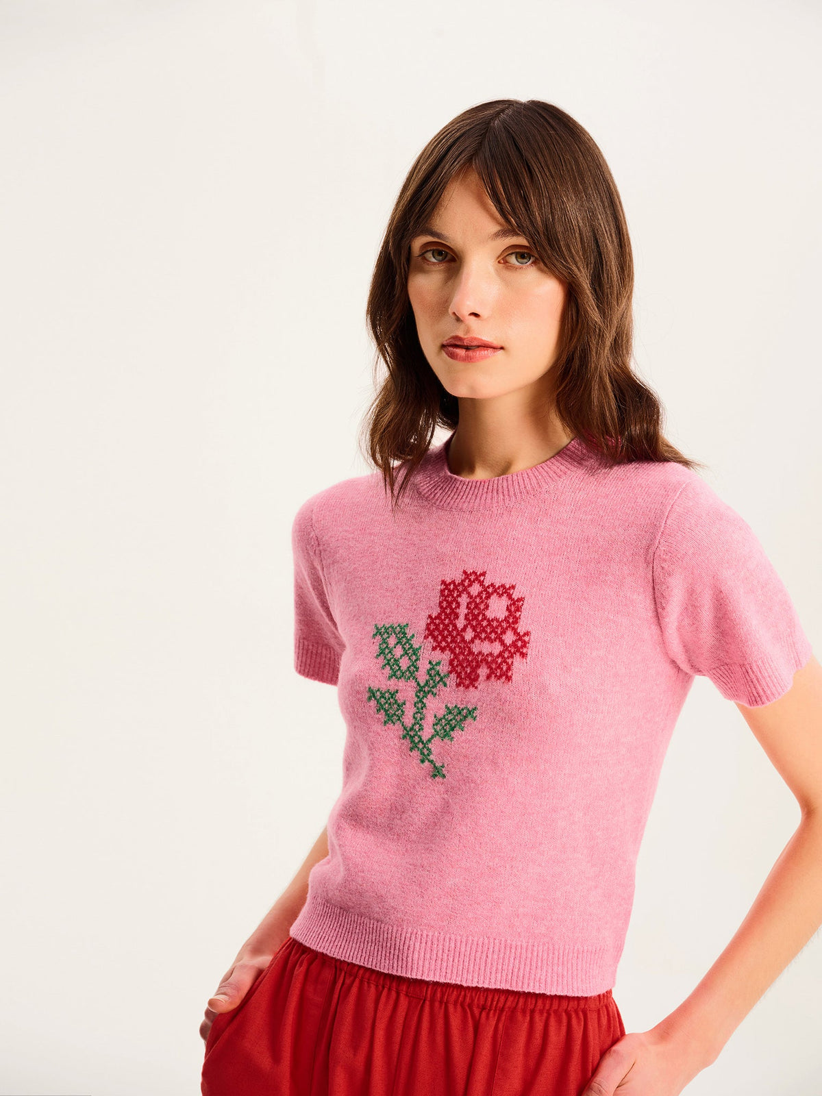 Lexi Rose Top in Pink